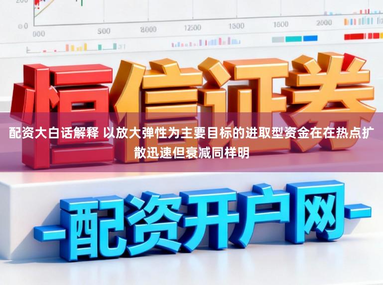配资大白话解释 以放大弹性为主要目标的进取型资金在在热点扩散迅速但衰减同样明